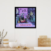 Beethoven's Half Pint Grappige Poster van Rick Lon (Keuken)