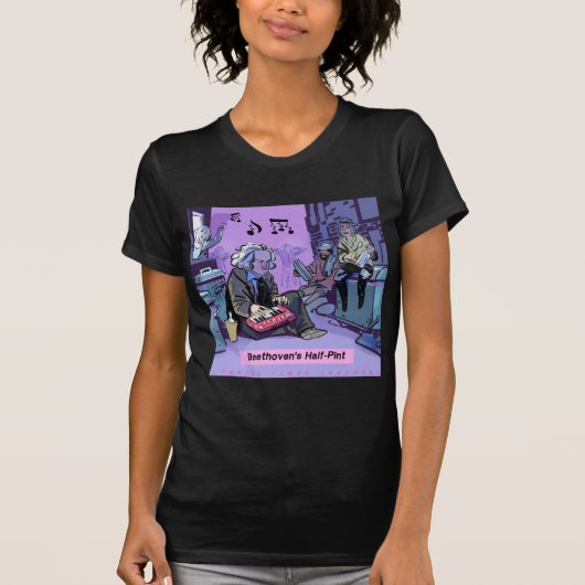 Beethovens Halve Pint Grappig Cadeau T-shirt (Voorkant)