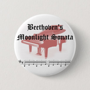 beethovens moonlight sonata giften ronde button 5,7 cm