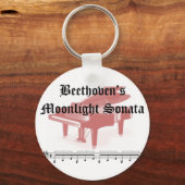 beethovens moonlight sonata giften sleutelhanger (Voorkant)