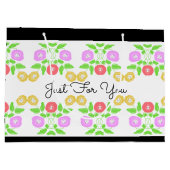 beetje bloemig groot cadeauzakje (Achterkant)