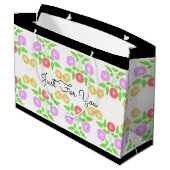 beetje bloemig groot cadeauzakje (Achterkant Gekanteld)
