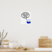 Beetje cooler grappig Poster (Keuken)