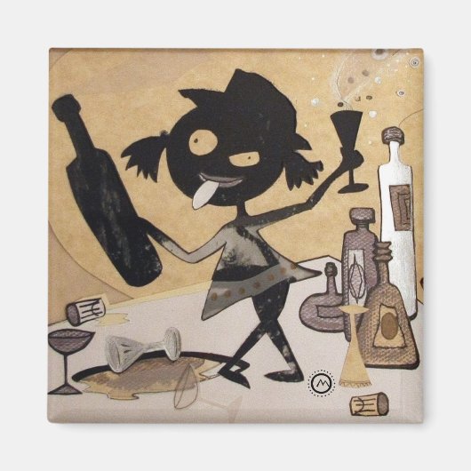 beetje drink magneet (Voorkant)