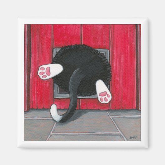 Beetje een knijpkat magneet (Voorkant)