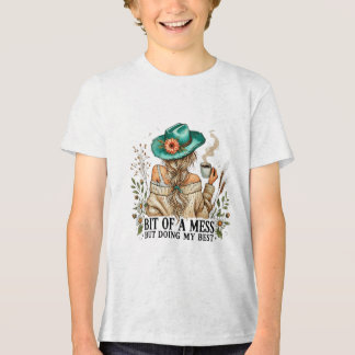 Beetje een puinhoop maar mijn best doen _1 Tri-Blend shirt