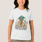 Beetje een puinhoop maar mijn best doen _1 Tri-Blend shirt (Voorkant)