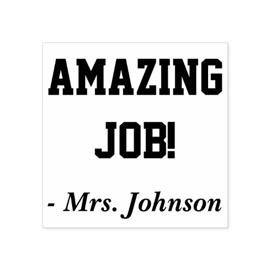 "BEETJE MAKEN!" Bevestiging Rubberstempel (Afrduk)