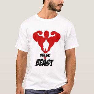 Beetje om fitnesskracht voor de mensen te bedienen t-shirt