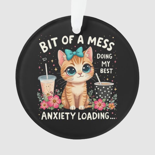 Beetje rommel, mijn beste angstbelasting doen ornament (voorkant)