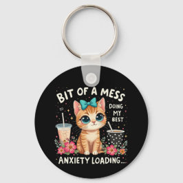 Beetje rommel, mijn beste angstbelasting doen sleutelhanger