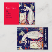 BEETJE VISSEN, BEAUTY MODE Red Coral Visitekaartje (Voorkant / Achterkant)