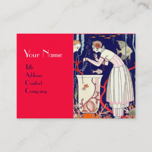 BEETJE VISSEN, BEAUTY MODE Red Coral Visitekaartje