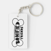 Beetje vrienden Dog Loyalty citeert beste estie Sleutelhanger (achterkant)