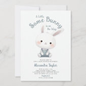 Beetje wat konijntje overalls Schattige Baby Boy S Kaart (Voorkant)