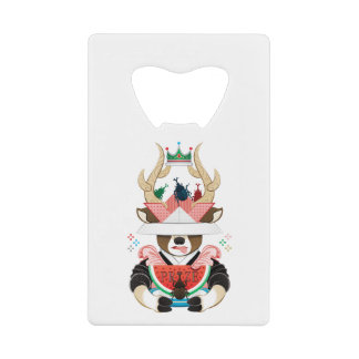 Beetle and watermelon (remake) creditkaart flessenopener