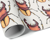 Beetle Art Entomology Insect Cadeaupapier (Rol Hoek)