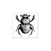 Beetle Art Entomology Insect Rubber Stamp Rubberstempel (Afrduk)