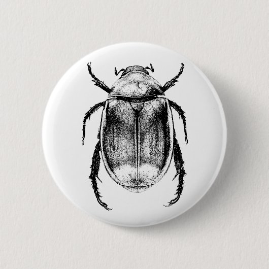 Beetle Badge Ronde Button 5,7 Cm (Voorkant)