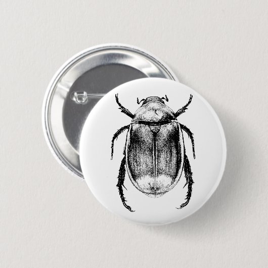 Beetle Badge Ronde Button 5,7 Cm (Voorkant /achterkant)