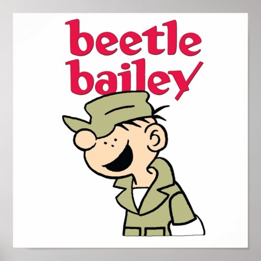 Beetle Bailey Poster (Voorkant)