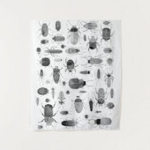 Beetle Black en White Wandkleed (Voorkant)