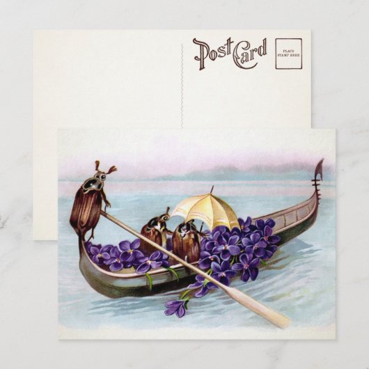  Beetle Boat Ride Briefkaart (Voorkant / Achterkant)