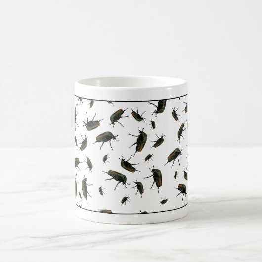 Beetle Bug Coffee-Mok - Optionele persoonlijke voo Koffiemok (Center)