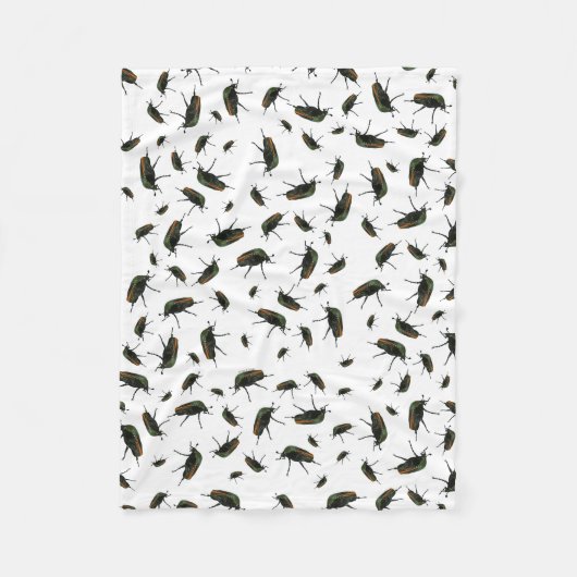 Beetle Bug Fleece Blanket (Voorkant)