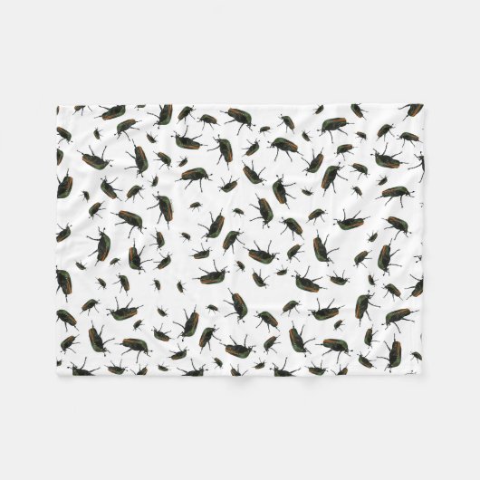 Beetle Bug Fleece Blanket Deken (Voorkant (Horizontaal))