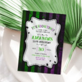 Beetle Bug Halloween Verjaardag Uitnodiging, Macab Kaart