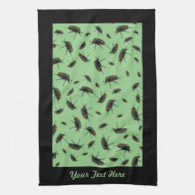 Beetle Bug Kitchen Towel - Optionele personalisati