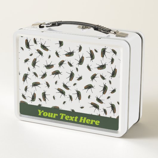 Beetle Bug Lunch Box - Optionele personalisatie (Achterkant)