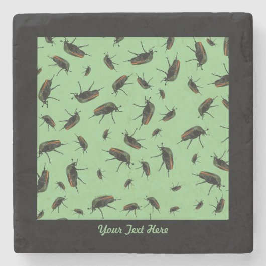 Beetle Bug Stone Onderzetter (Voorkant)