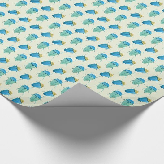 Beetle Critter Print Cadeaupapier (Hoek)