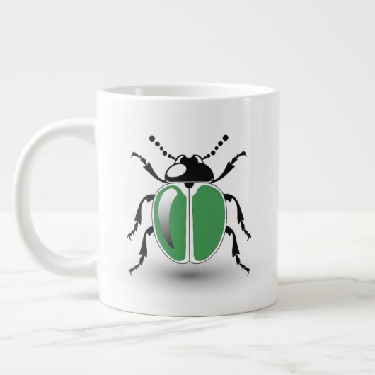 Beetle Delight Jumbo Coffee Mok (Links)