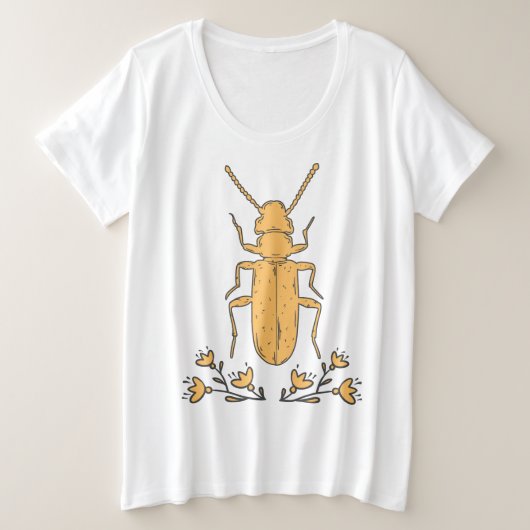 Beetle Grote Maat T-shirt (Design voorkant)