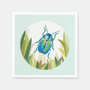 Beetle Insect Paper Napkin Outdoorparty Servet