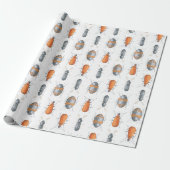 Beetle insectenpatroon cadeaupapier (Uitgerold)