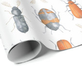 Beetle insectenpatroon cadeaupapier (Rol Hoek)