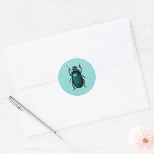 Beetle Scarab Sticker (Envelop)