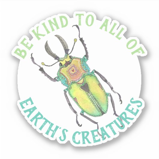 Beetle Sticker (Voorkant)