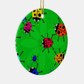 Beetle Swarm Keramisch Ornament (Rechts)