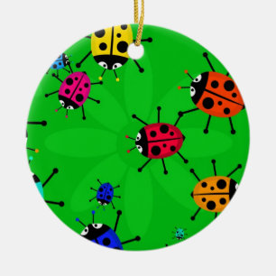 Beetle Swarm Keramisch Ornament