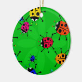 Beetle Swarm Keramisch Ornament (Links)