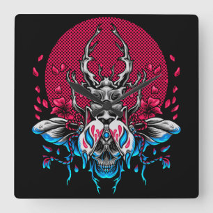 Beetle Vierkante Klok