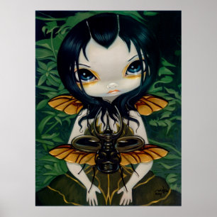Beetle Wings gothic fee Art Print