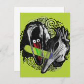 Beetlejuice | Adam & Barbara Griezelen Notitiekaartje (Voorkant / Achterkant)