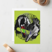 Beetlejuice | Adam & Barbara Griezels Notitiekaartje (Voorkant / Achterkant in situ)