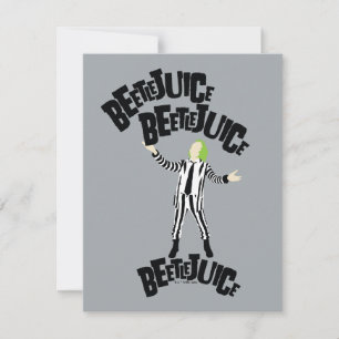 Beetlejuice Beetlejuice Beetlejuice Notitiekaartje
